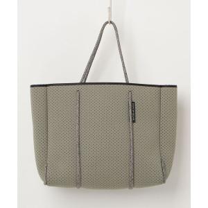 「STATE OF ESCAPE」 トートバッグ - グリーン レディース