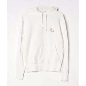 「Maison Kitsune」 プルオーバーパーカー X-SMALL キナリ メンズ