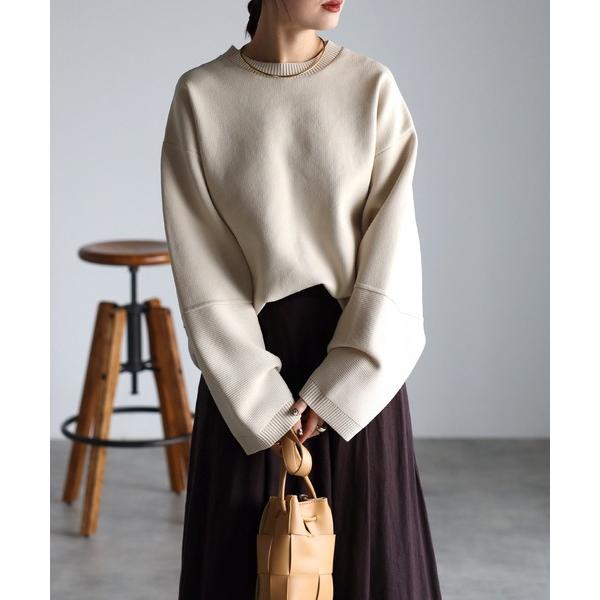 「Bonjour Sagan」 長袖ニット FREE アイボリー レディース