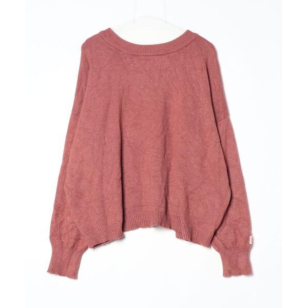 「Java」 長袖ニット LARGE ブラウン レディース