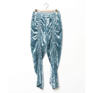 「PAMEO POSE」 イージーパンツ FREE ブルー レディース