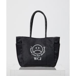 「WCJ」 ハンドバッグ FREE ブラック×グレー レディース