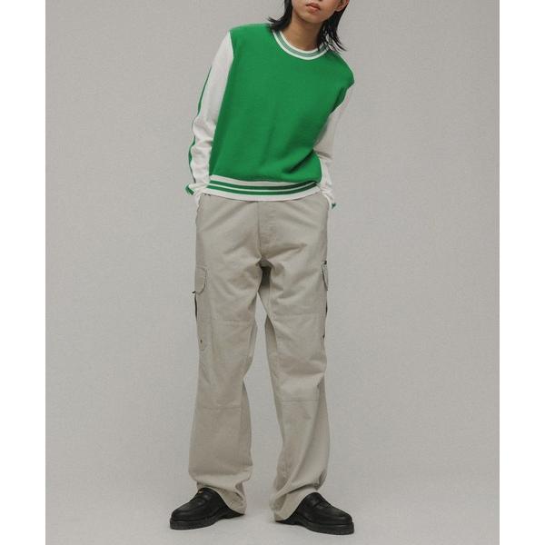 「M TO R」 長袖ニット 40 ライトグリーン レディース