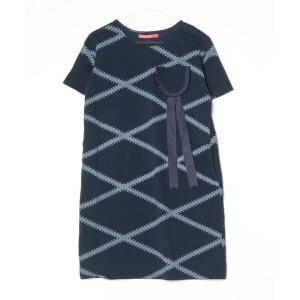 「mintdesigns」 Tシャツワンピース - ブルー レディース