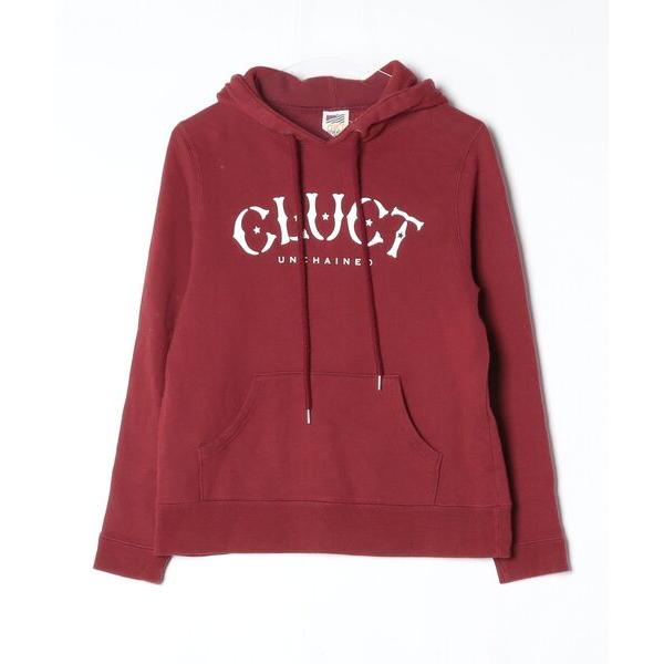 「CLUCT」 プルオーバーパーカー S ブラウン メンズ