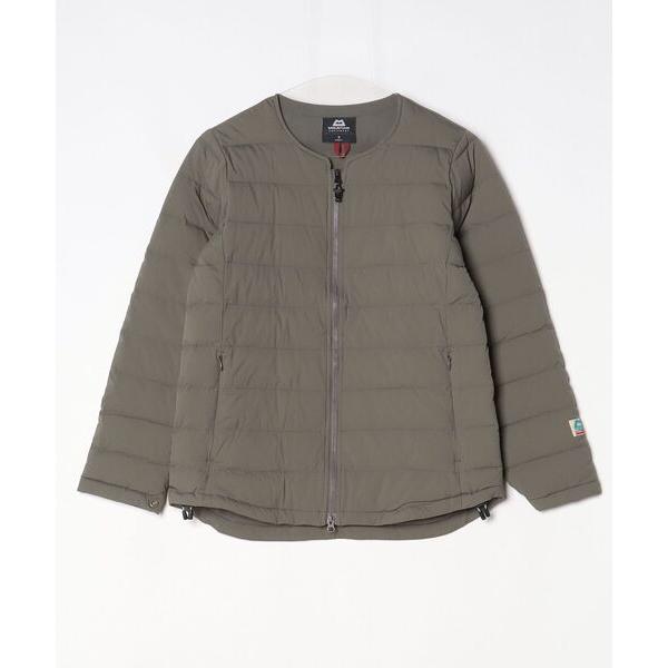 「MOUNTAIN EQUIPMENT」 ダウンジャケット S グリーン レディース