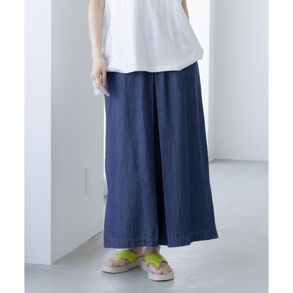 「niko and...」 イージーパンツ MEDIUM ネイビー レディース