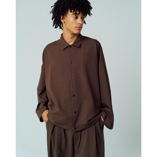 シャツ 「ADAMPATEK/アダムパテック」rounded over shirt オーバーシャツ ...