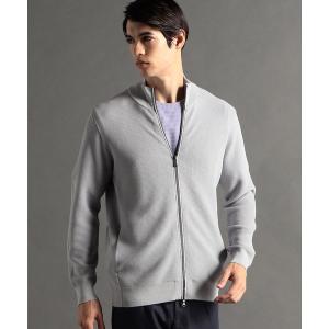 ex tra ジップアップニット メンズ