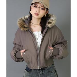 KsG ダウンコート ダウンジャケット シャーリングファーダウン