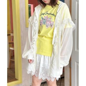 パーカー CATイヤー メッシュパーカー レディース