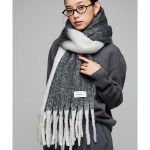 マフラー ストール バイカラーマフラー レディース