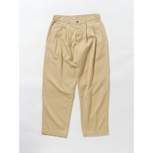 チノパン 「AUTHEN」オーセン/ シルクナイズド チノ トラウザーズ メンズ レディース