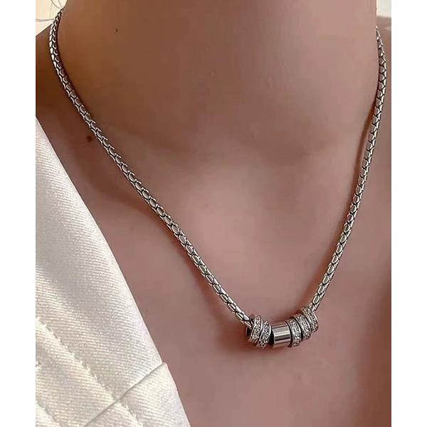 ネックレス 「Bz」ビジューストーントップネックレス/レディース(T3) レディース メンズ