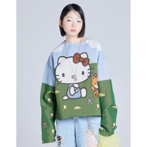 「Little Sunny Bite」hello kitty x little sunny bite top レディース メンズ