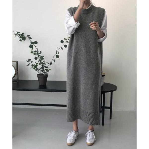 ジャンパースカート ニットジャンパースカート