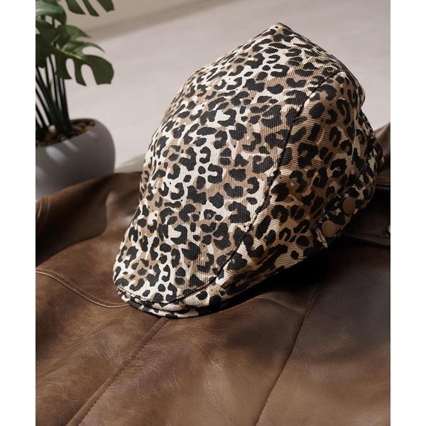 帽子 ベレー帽 レオパード キャスケット / Leopard Cap メンズ レディース