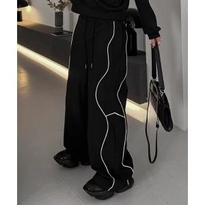 「MGV」 イージーパンツ MEDIUM ブラック メンズ