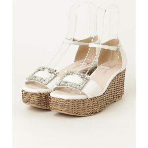 「JILL STUART」 ヒールサンダル 24.5cm ホワイト レディース