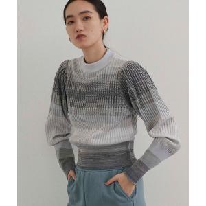 「A + TOKYO」 長袖ニット FREE グレー レディース