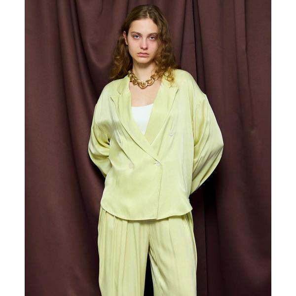 ブラウス シャツ Jacket-Like Loose Shirt/ジャケットライクルーズシャツ レデ...