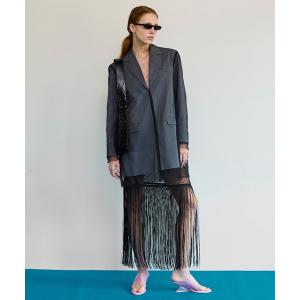 MAISON SPECIAL（メゾンスペシャル） ワンピース Cross Fringe Dress