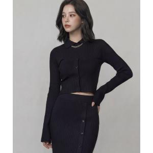 ニット セーター ビスチェ+クロップドニットマルチトップ レディース