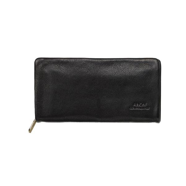 財布 袋縫いゴート・ラウンドファスナー財布 メンズ レディース