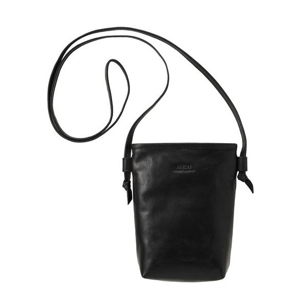 ショルダーバッグ ゴートレザー・縦型ショルダーバッグ メンズ レディース