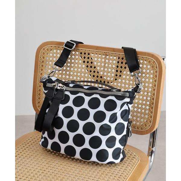 ショルダーバッグ バッグ コインドット柄2WAYショルダーバッグ レディース