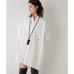 ブラウス シャツ 刺繍チュニックシャツ レディース