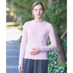 ニット セーター 「ウォッシャブル」コットンフルニードルニット レディース