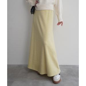 スカート ラインストーンフレアスカート