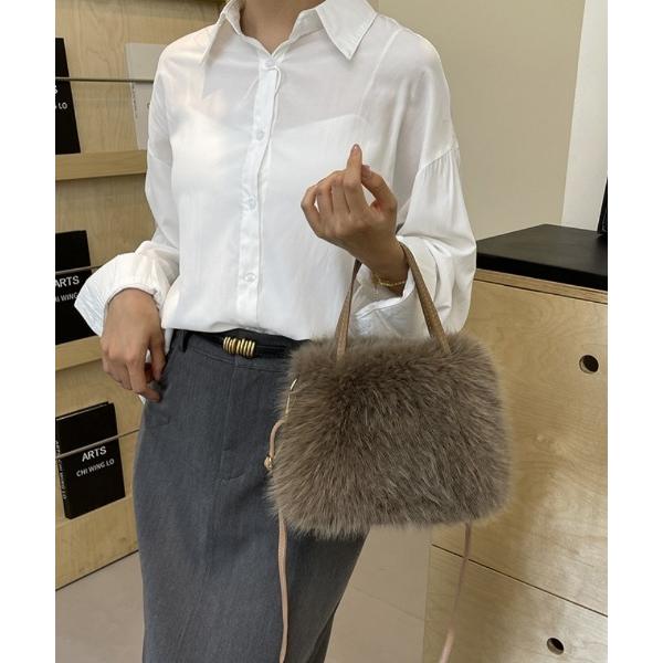 ショルダーバッグ バッグ ２WAYモコモコボアショルダーバッグ ハンドバッグ レディース