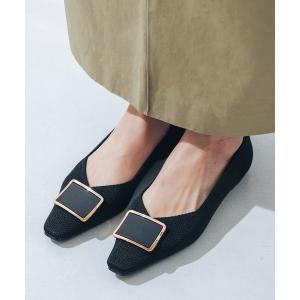 クッション入りVカットパンプス