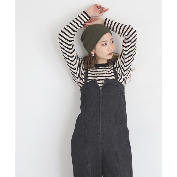 オールインワン デニムオールインワン レディース