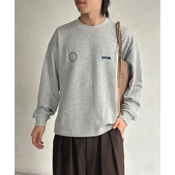 tシャツ 古着ライク胸刺繍バルーンスウェット メンズ