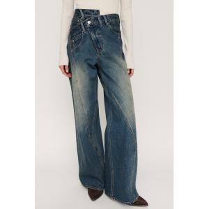 ジーンズ デニム デニムパンツ 「新色追加」J/W SWITCHING STRAIGHT PT ジャストウエスト スウィッチングストレートパンツ 秋服