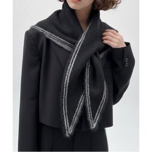 ストール マフラー 「rae」ニットトライアングルスカーフ レディース メンズ