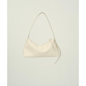 ショルダーバッグ バッグ Leather Shoulder Bag/レザーショルダーバッグ/横長バッグ/ハンドバッグ レディース