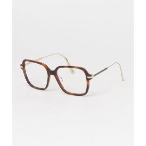 「Christian Dior」 メガネ - ブラウン レディース