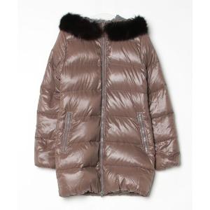 「DUVETICA」 ダウンコート 40 ブラウン レディース