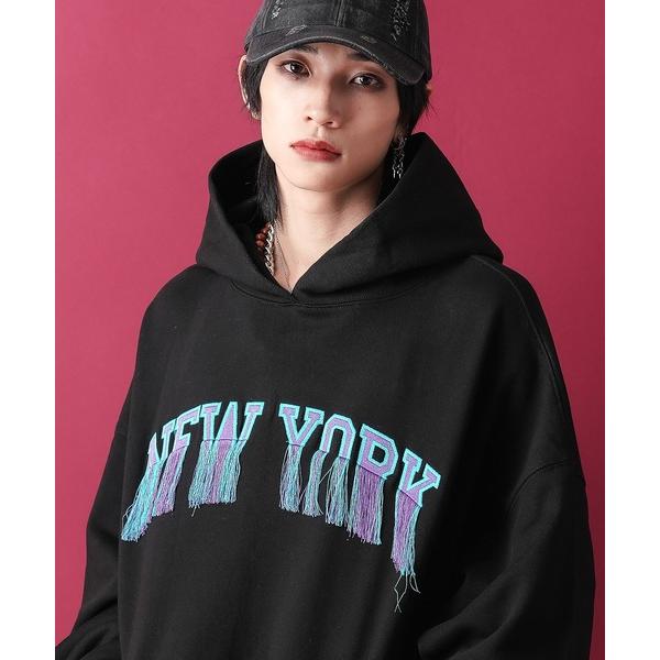 「ankoROCK」 プルオーバーパーカー ONESIZE ブラック メンズ