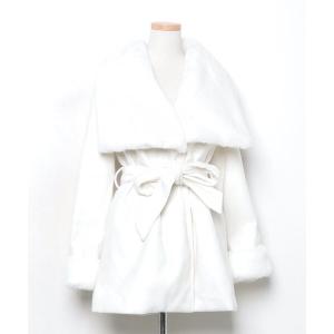 「JULIA BOUTIQUE」 コート M ホワイト レディース