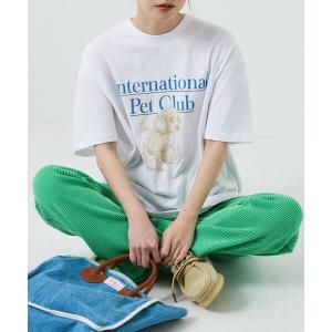 「FREAK'S STORE」 半袖Tシャツ フリ- オフホワイト レディース