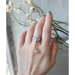 「m.soeur」 リング FREE ピンク レディース