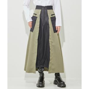 「A + TOKYO」 スカート 1 グリーン レディース