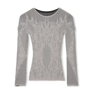 ニット セーター 「ノーソーイングニット」リバーシブルクルーネックトップ レディース