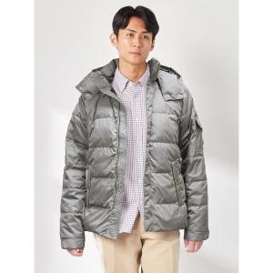 ダウンジャケット ダウン 杢調ダウンアウター メンズ