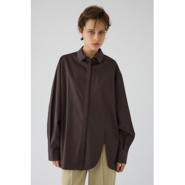 ブラウス シャツ Oversized asymmetry SH オーバーサイズドアシンメトリーシャツ...